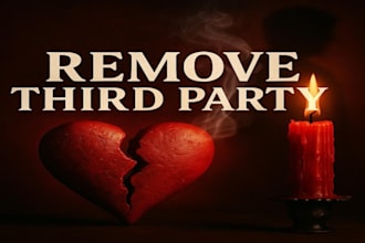 fast remove third party, end outside interference, break rival influence or cord