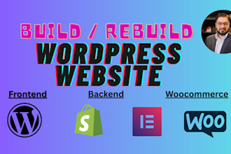 build rebuild wordpress website