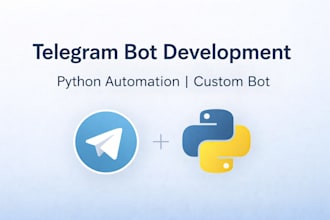 telegram bot development with python automation