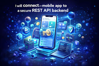 connect your mobile app to a secure rest API backend