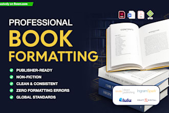format book for KDP, ingramspark, paperback, hardcover