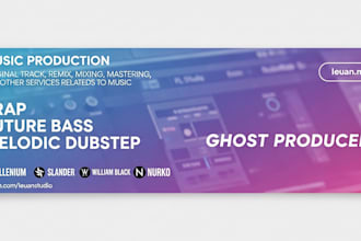 remix your song to edm, house, dubstep, riddim, future bass, techno