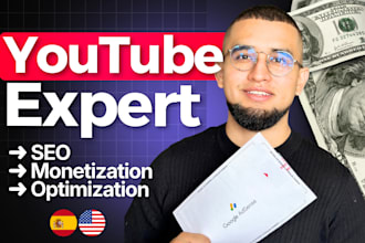 optimize your youtube channel for SEO views and monetization