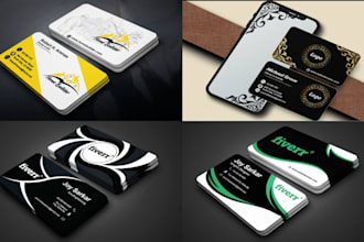 design unique and professional luxury business card design in 1h