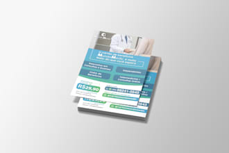design a professional flyer for print or digital use