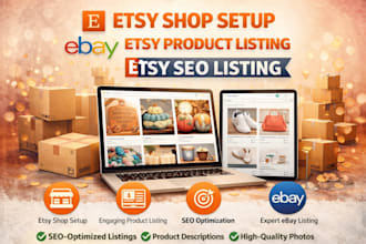do etsy shop setup etsy product listing ebay product listing etsy SEO listing