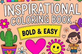 create cozy bold and easy coloring book