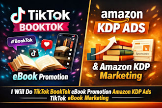 do tik tok booktok ebook promotion amazon KDP ads tik tok ebook marketing