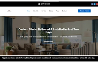 build modern blind shopify store curtain store home decor store curtain website