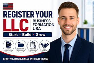 register US llc and handle business formation documents