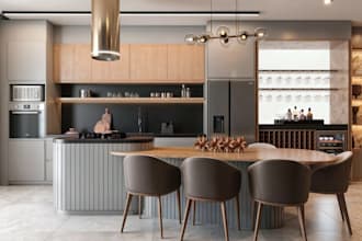 redesign duplex interior, furniture layout, home decor, bedroom, exterior render