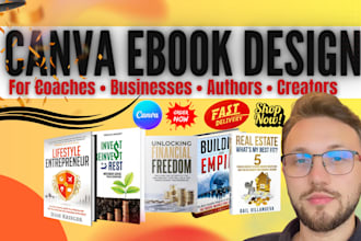 design interactive brochure canva ebook, diary planner, flipbook, digital card