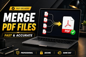 merge, combine and organize PDF files fast