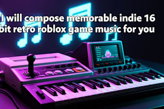 compose memorable indie 16bit retro chiptune tracks background music for youtube