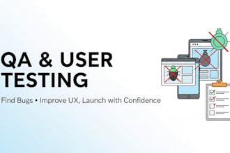 do professional user beta testing QA testing shopify website or app user testing