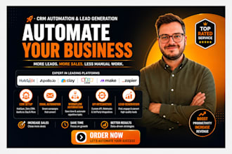 setup CRM automation with hubspot apollo io zapier and clay