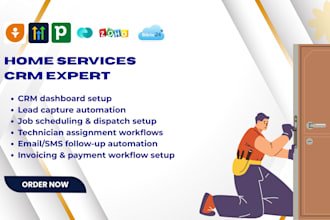 do home services CRM with zoho freshsales ghl pipedrive bitrix24 monday salescrm
