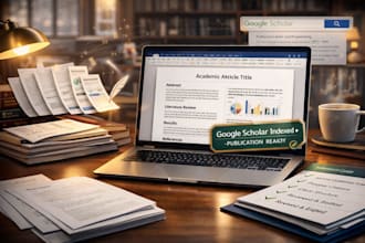 write and prepare your academic article for google scholar indexed journals
