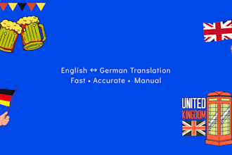 provide professional and accurate translation with fast delivery