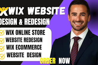 redesign wix website design wix website wix ecommerce wix editor x development