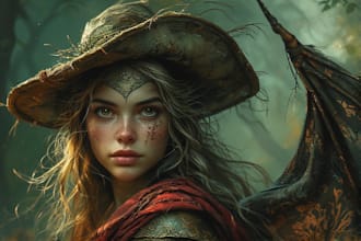 do realistic or fantasy portrait