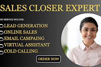 sales rep high ticket sales closer b2b sales representative