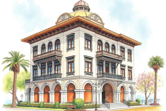 make artistic architectural watercolor renderings