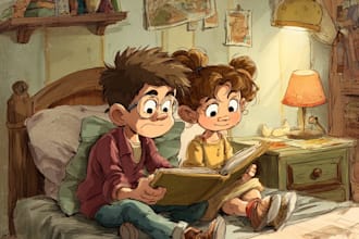 draw children illustrations for books