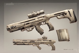 design unique weapons illustrations