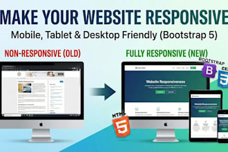 create a responsive ui web design