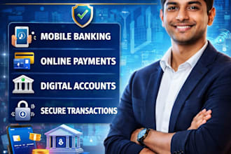 develop a e banking system for fiat and crypto 100