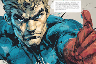 draw your very own superhero or villain in marvel style