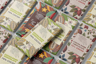 do unique chocolate packaging,protein bar, snacks,and box design