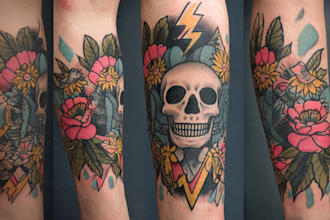 create custom and realism tattoo design