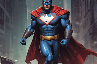 make a superhero character