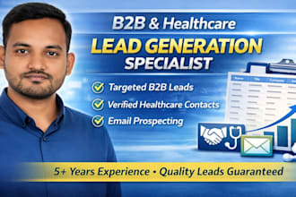do healthcare b2b lead generation with verified emails
