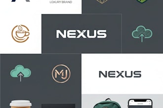 design a luxury heraldic or minimalist elegant logo