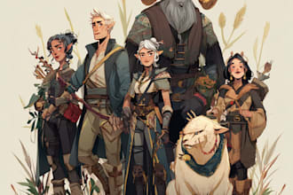 fantasy character art and fantasy character art