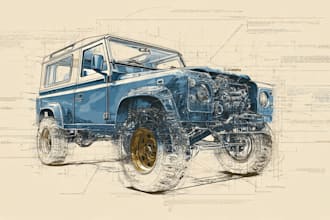 do a car graphic design