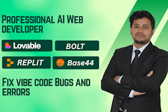 fix vibe code website errors, bugs and cleanup your loveable, replit, base44, bo