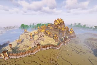 build minecraft castles, villages, spawns,houses and  bases
