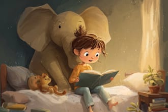 illustrate children storybook illustration christmas stories