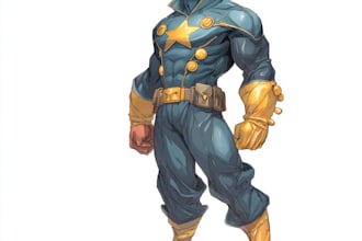 make your any superhero comic art