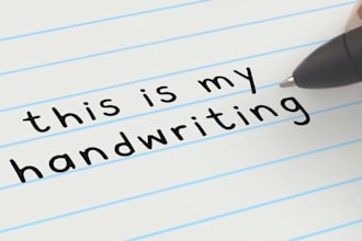 ugly handwriting notes and letters