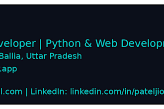 python full stack web development and ai automation