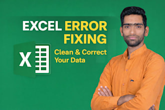 fix excel errors, formulas and data issues professionally