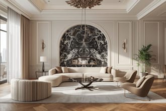 do interior design, exterior design and photorealistic 3d rendering