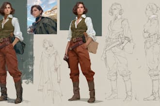 draw any character art