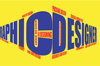 do professional modern graphic designs