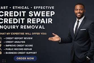 expert cred1t sweep and repair your credit report score remove negative items